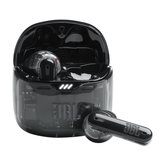 JBL Tune Flex Ghost Edition - Black Ghost - True wireless Noise Cancelling earbuds - Hero